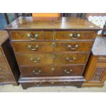 18th century walnut chest