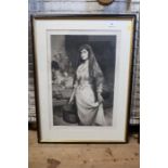 Two 19th century engravings, after Fildes, signed by artist in the margins