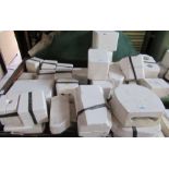 A large collection of plaster moulds, to include vases, ornaments, teddy bears, etc