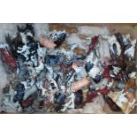 A collection of Britains painted lead farm and other animals