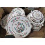A collection of Indian Tree pattern part dinner service, to include Wedgwood and Minton