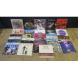 A Collection of Records Including Blondie, Elton John, Slade, Culture Club, Cliff Richard, Bee Gees,