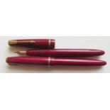 Two PARKER Slimfold Fountain Pens