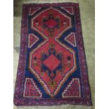 A Persian Style Rug, 145x86cm