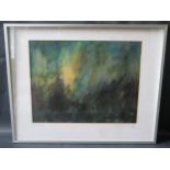 Nick Hedded, 1985, Night Theme, oil on card, 38.5x28cm, framed & glazed