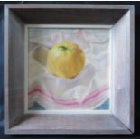 Brenda Carter, still life study of a squash, oil on board, 19.5cm sq., framed