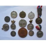 Fourteen Royal Coronation Medallions