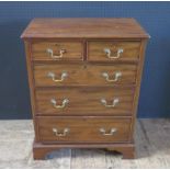 Antique Chest of Two Over Three Drawers. H. 78.5cm, W. 81cm, D. 36cm.