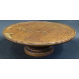 An Oak Spinning Lazy Susan, 55cm diam.