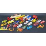 A Collection of Playworn Matchbox Superkings Toy Cars, Trucks etc.