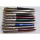 A Selection of PARKER Ballpoints and Propelling Pencils