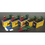 Six Early Matchbox Models of Yesteryear Including Y-13 American 'General' Class Locomotive x4 and
