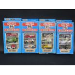 Four Matchbox Lesney Superfast MP-4 Tesco Value Packs. Models excellent to mint in poor to fair