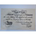 An Original Victorian Bank of Love Note 14th Feb. 1869