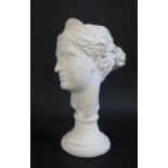 A Roman or Greek Style Female Bust , Signed Austin Prodins 1984