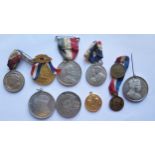 Ten Royal Coronation Medallions