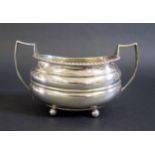 A George V Silver Two Handled Sucrier, Sheffield 1930, William Hutton & Sons Ltd., 256g