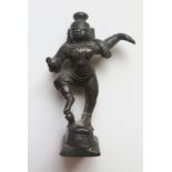 A Small Indian Bronze Hindu Figure, 45mm high