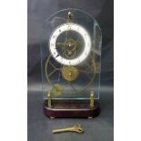 A Skeleton Clock With Thin Glass Cover And Pinwheel Escapement I
