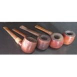 Four Smoker's Pipes including Tom Cobley, Wilson Dickinson and Hardcastle