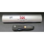 A Heckler & Koch HK 50th Anniversary Special Edition Folding Knife in tin case