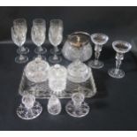 Six Edinburgh Crystal Glasses & Other Glassware