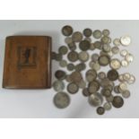 A Selection of GB and other Silver and later Coins, 207.6g