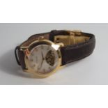 A COLGAU Ladies Automatic Gold Plated Wristwatch with mother of pearl dial. Running