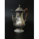A Small George VI Silver Bachelors Coffee Pot, London 1937, The Goldsmiths & Silversmiths Company,