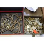 A Selection of Antique and later Keys and Padlocks