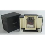 A Dunhill Limited Edition Dual Clock Table Lighter, cased and boxed with leaflets