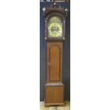 A George III 8 Day Longcase Clock, brass dial signed John Masters of Dartmouth, c. 230cm tall
