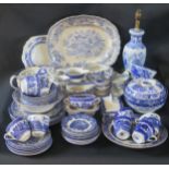 A Selection of Blue and White Ware, etc.