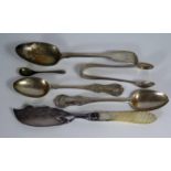 A Selection of William IV and later Silver including Scottish Teaspoons, 116g weighable silver