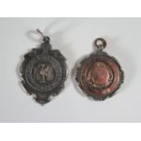 A Chester Silver and Gold STANLEY AND DISTRICT LEAGUE Fob (Chester 1917) and LIVERPOOL BOYS