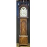 Antique Longcase Clock by George Clapham of Brigg (Lincs). Eight day movement with Pendulum and