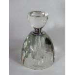 A Large Cut Crystal Scent Bottle, 21cm