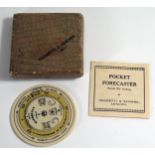 A Boxed Negretti & Zambra Pocket Forecaster