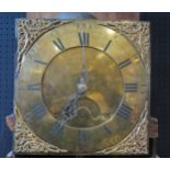 A Georgian Oak 30hr. Longcase Clock, brass dial signed John Hancock of Yeovil, c. 213cm high