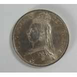 A Victorian 1888 Silver Half Crown