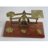 A Set of Postal Scales, measuring grams