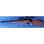 A BSA Lightning .22 Air Rifle with HAWKE 3-9x40 Scope