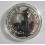 A 1998 One Ounce Silver Britannia