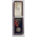 A Cased Silver HOOVER SERVANT TOT HE HOME 1933 Medallion