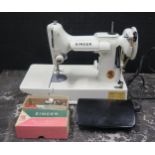 A Singer 221F Featherweight Sewing Machine