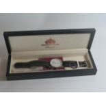A Boxed Moscow Classic Wristwatch, running