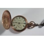 A Waltham Gold Plated Full Hunter Pocket Watch. Needs attention