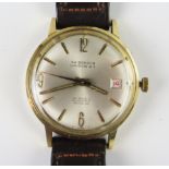 A Gent's J.W. Benson 9ct Gold Automatic Wristwatch, the 34mm case with 25 jewel movement. Running