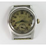 A WWII CYMA Military A.T.P. Issue Wristwatch, the 29mm case back no. 49104 8983-2024, inner case