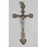 A Victorian Silver Crucifix, London 1898, John George Smith, c. 14x6.5cm, 33.5g